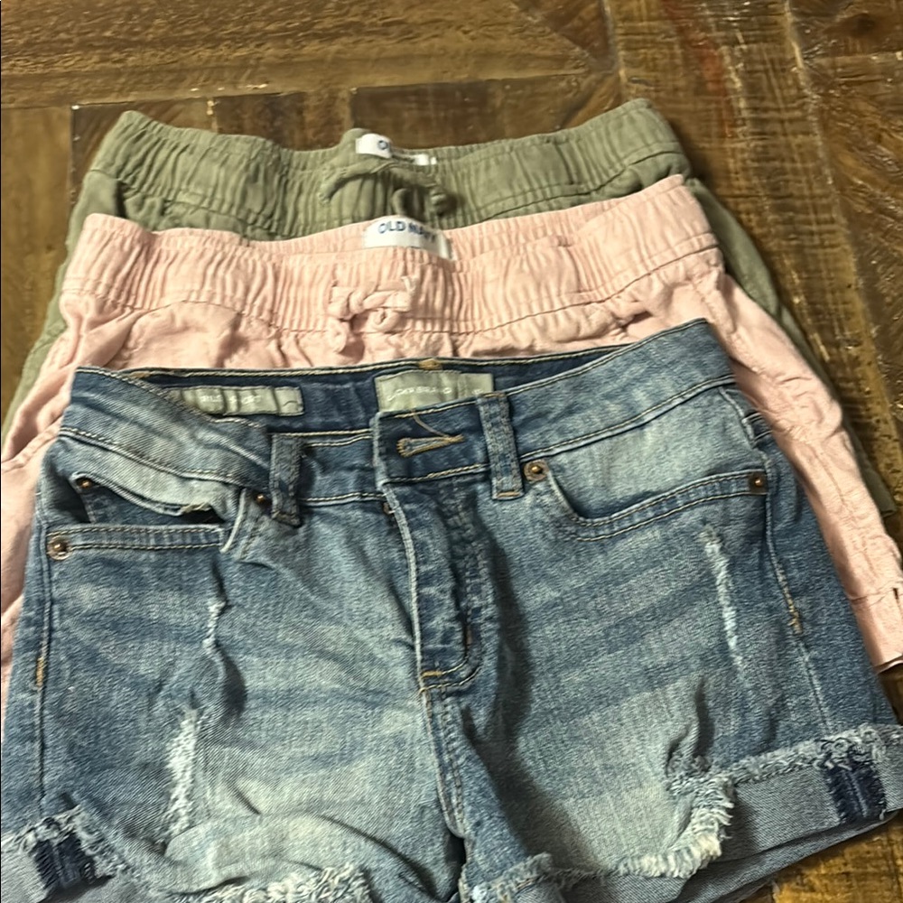 Set of 3 girls shorts